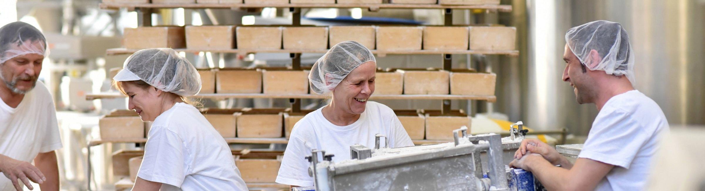 Des employés de l'industrie agroalimentaire à Lorient